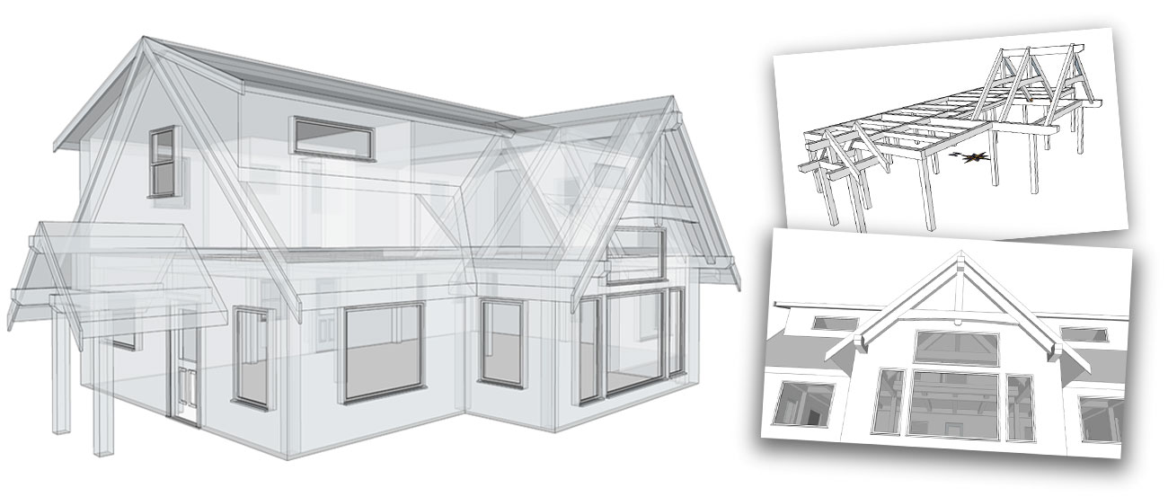 Vancouver Island Timber Frame Home Designs
